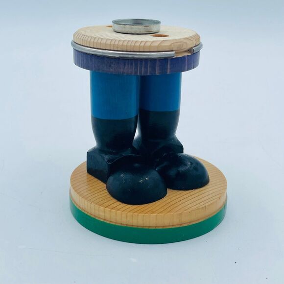 VTG Merck’s Family Old World Christmas Incense Holder Man Serving Wine German - Picture 8 of 11